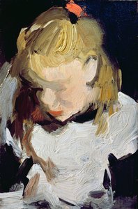 少女の研究、1903-04年頃 作： Samuel John Peploe